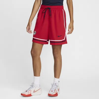 Nike Usab Practice  Women's Basketball Shorts In Red