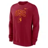 Nike Usc Arch  Men's College Pullover Crew In Brown