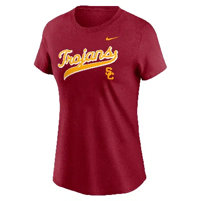 Nike Usc Athletic Prep Arch Local Script  Women's College T-shirt
