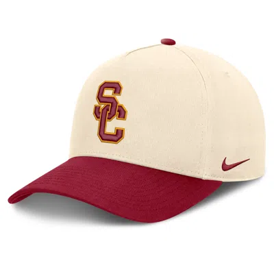 Nike Usc Campus Prep Rise  Men's College A-frame Adjustable Hat In Brown