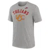 Nike Heather Gray Usc Trojans Legacy Arch Tri-blend T-shirt