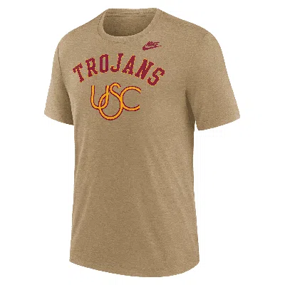 Nike Usc Legacy Arch  Men's College T-shirt In Brown