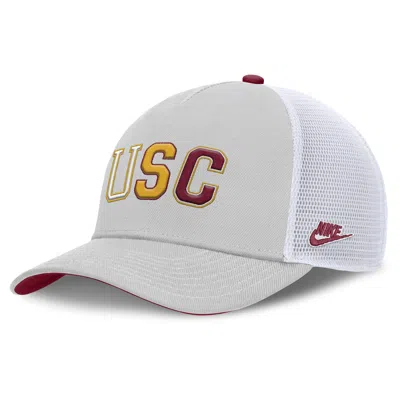 Nike Usc Legacy Basketball Rise  Unisex College Trucker Adjustable Hat In Gray