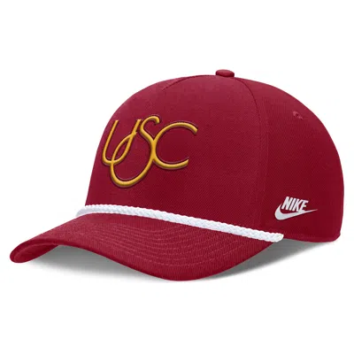 Nike Usc Legacy Basketball Rope Rise  Unisex College Adjustable Hat In Red