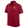 Nike Usc  Men's Dri-fit College Polo In Burgundy