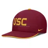 Nike Cardinal Usc Trojans 2025 On-field Pro Performance Adjustable Hat In Brown