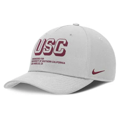 Nike Usc On-field Primetime Rise  Men's College Adjustable Hat In Gray
