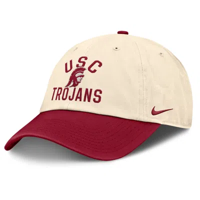 Nike Usc Primetime 2-tone Club  Unisex College Adjustable Hat In White