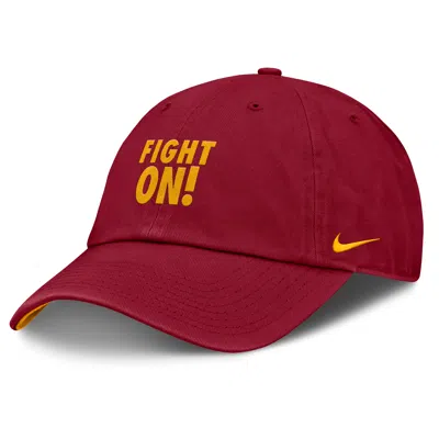 Nike Usc Primetime Chant Club  Unisex College Adjustable Hat In Red