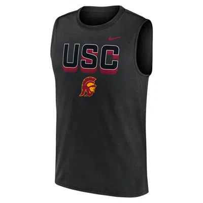 Nike Usc Primetime Legend Tricode  Men's Dri-fit College Muscle Tank Top In Black