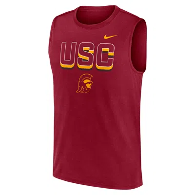 Nike Usc Primetime Legend Tricode  Men's Dri-fit College Muscle Tank Top In Red