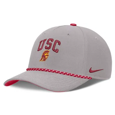 Nike Usc Primetime Rise Rope  Unisex College Adjustable Hat In Gray