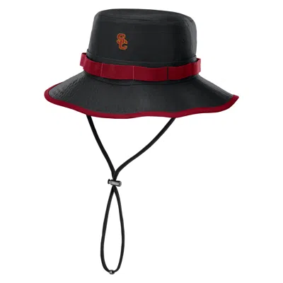 Nike Usc Sideline Apex Boonie  Men's Dri-fit College Bucket Hat In Black