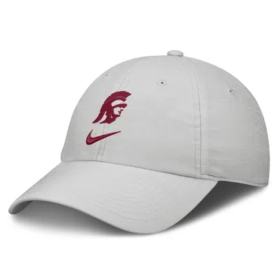 Nike Usc Sideline Club Practice  Unisex College Adjustable Hat In Grey
