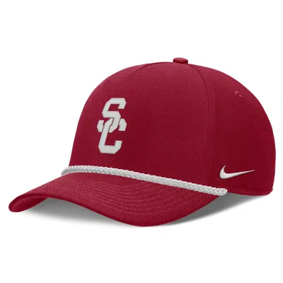 Nike Usc Sideline Rope Rise  Unisex College Adjustable Hat In Red