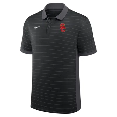 NIKE USC SIDELINE VICTORY STRIPE  MEN'S DRI-FIT COLLEGE POLO,1015905124