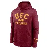 Nike Usc Trojans Legacy Club Foundational  Men's College Pullover Hoodie In Red