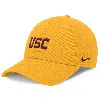 Nike Usc Trojans On-field Club  Unisex Dri-fit College Adjustable Hat In Yellow