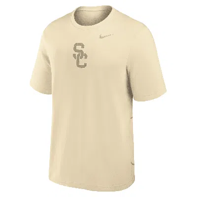 Nike Usc Trojans Performance Primary Statement  Men's Dri-fit College T-shirt In Brown