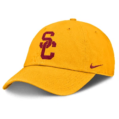 Nike Usc Trojans Primetime Club  Men's College Adjustable Hat In Yellow