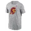 Nike Usc Trojans Primetime Evergreen Alternate Logo  Men's College T-shirt In Grey