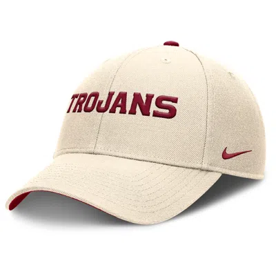 Nike Usc Trojans Primetime Rise  Men's College Adjustable Hat In Neutral