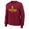 Nike Usc Trojans Primetime University Boxy  Women's College Long-sleeve T-shirt In Red