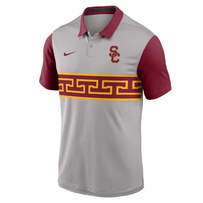 Nike Usc Vapor  Men's Dri-fit College Polo In Gray
