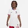 Nike Usmnt 2024 Match Home Big Kids'  Dri-fit Adv Soccer Authentic Jersey In White