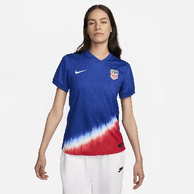 Nike Usmnt 2024 Stadium Away  Women's Dri-fit Soccer Replica Jersey In Blue