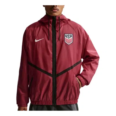 Nike Usmnt 2026 Anthem Jacket 'team Red Sail'