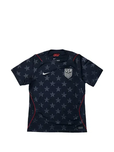 Nike Usmnt 2026 Dri-fit Star-print T-shirt In Black