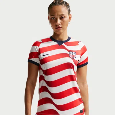 Nike Usmnt 2026 Stadium Home  Women's Dri-fit Soccer Replica Jersey In White