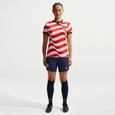 Nike Usmnt 2026 Stadium Home  Women's Dri-fit Soccer Replica Shorts In Blue