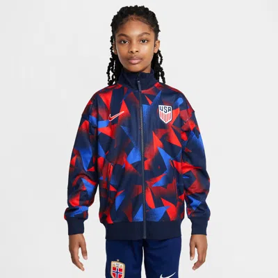 Nike Usmnt Academy Pro Big Kids'  Dri-fit Soccer Anthem Jacket In Multi