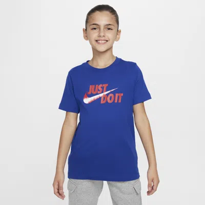 Nike Usmnt Big Kids'  Soccer T-shirt In Blue