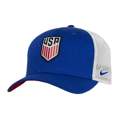 Nike Usmnt Classic99  Unisex Soccer Trucker Cap In Blue