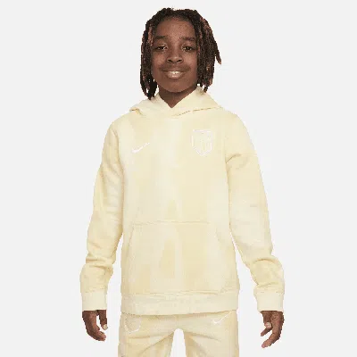 Nike Usmnt Club Big Kids' (boys')  Soccer Pullover Hoodie In White
