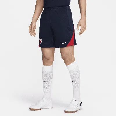 Nike Usmnt Strike  Men's Dri-fit Soccer Knit Shorts In Blue