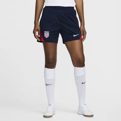 Nike Usmnt Strike  Women's Dri-fit Soccer Knit Shorts In Blue