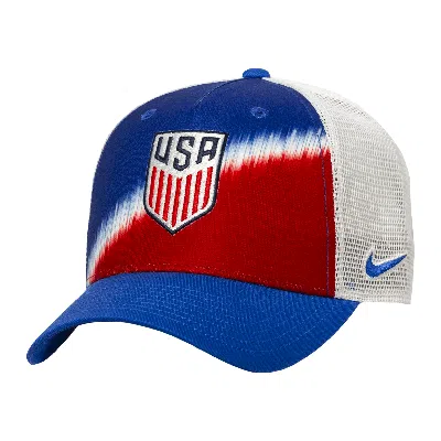 Nike Usmnt  Unisex Soccer Trucker Cap In Blue