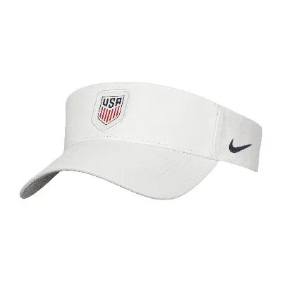 Nike Usmnt  Unisex Soccer Visor In White