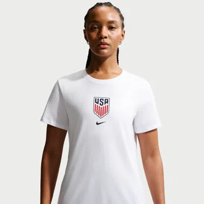 Nike Usmnt  Women's Soccer T-shirt In White