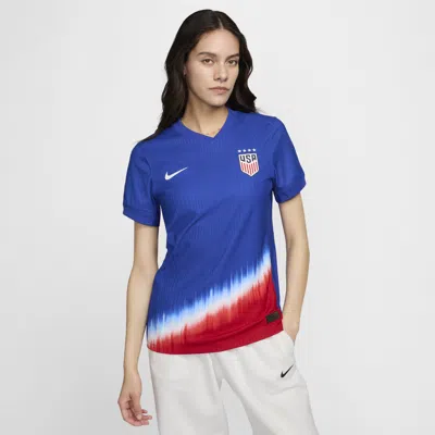 Nike Uswnt 2024 Match Away  Women's Dri-fit Adv Soccer Authentic Jersey In Blue