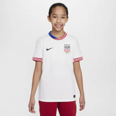 Nike Uswnt 2024 Match Home Big Kids'  Dri-fit Adv Soccer Authentic Jersey In White