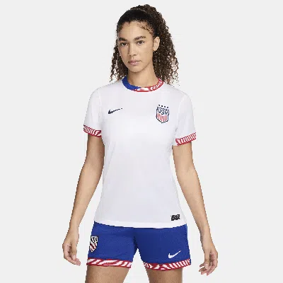 Nike Uswnt 2024 Stadium Home  Women's Dri-fit Soccer Replica Jersey In White