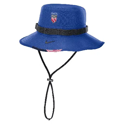 Nike Uswnt Apex  Unisex Dri-fit Boonie Bucket Hat In Blue