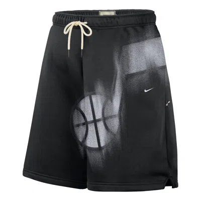 Nike Utah Jazz Standard Issue Fleece Shorts 'black White'
