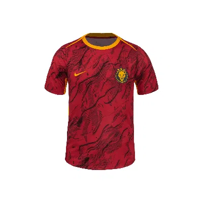 Nike Utah Royals Fc 2025  Men's Nwsl Short-sleeve Pre-match Top In Red