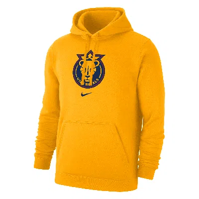 Nike Utah Royals Fc Club Fleece  Men's Nwsl Pullover Hoodie In Yellow